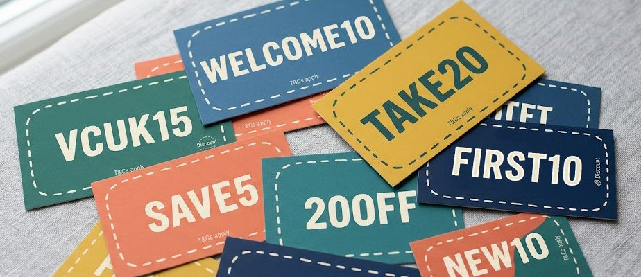 a selection of popular discount codes